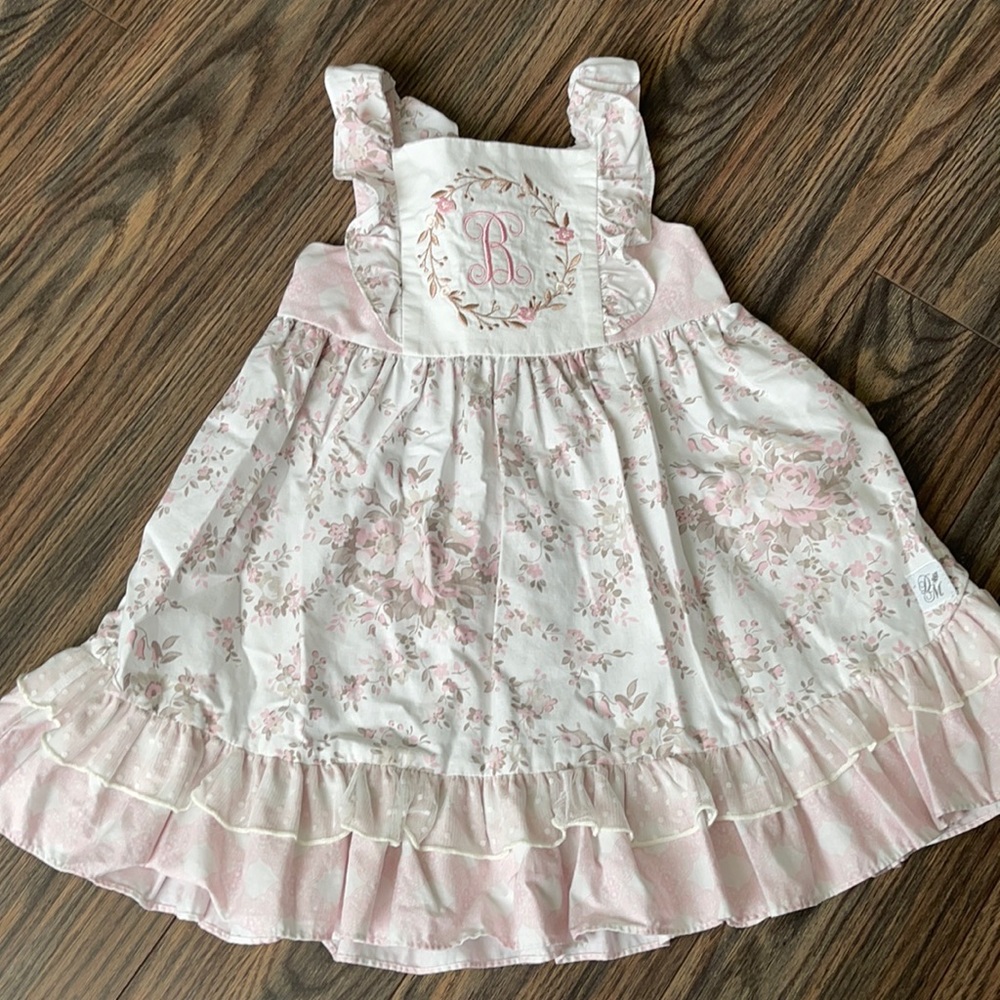 Ricrac & Ruffles Grace dress, size 4T
